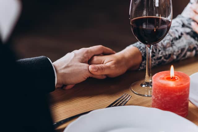 Few things are more romantic than sharing a good meal and a few drinks with a loved one