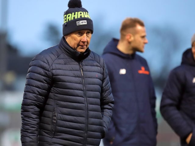 Manager Ian Culverhouse cut a slightly frustrated figure after seeing his team held