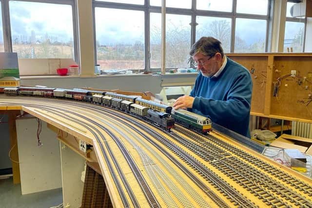 Banbury & District Model Railway Club Treasurer Jerry Lewis runs his trains (Submitted photo)