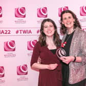 Katie Baker, owner of Banbury-based Katie Lou Weddings, pictured with her colleague, Joely Leeder, won Wedding Planner of the Year at the south central region of The Wedding Industry Awards. (photo from TWIA)