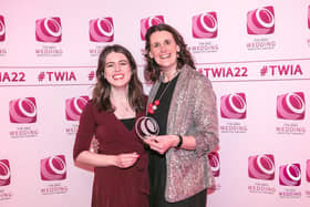 Katie Baker, owner of Banbury-based Katie Lou Weddings, pictured with her colleague, Joely Leeder, won Wedding Planner of the Year at the south central region of The Wedding Industry Awards. (photo from TWIA)