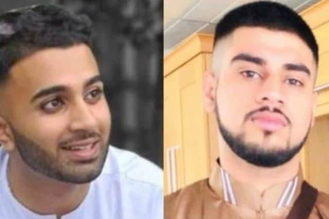 Mohammed Hashim Ijazuddin and Saqib Hussain who were killed in a car crash on February 11