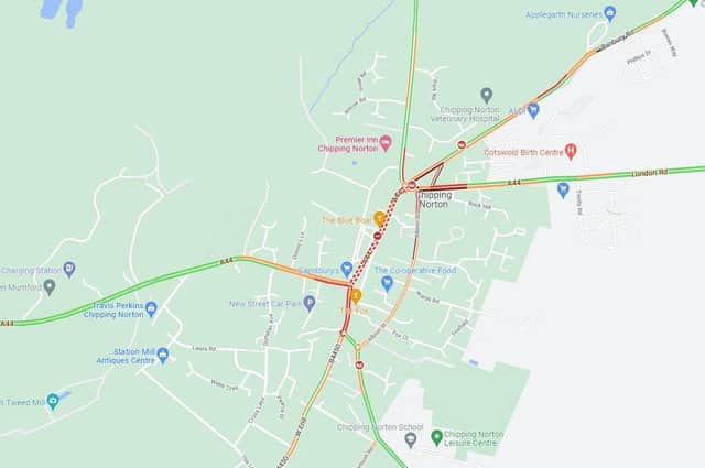 A number of road closures are in place after a serious collision in the High Street of Chipping Norton late this afternoon, Monday February 28. (Google maps image)