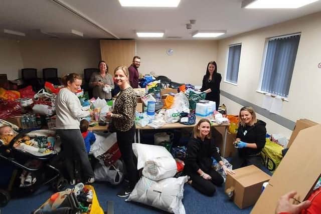 Banbury area residents have put their usual lives on hold to help the Polish community collect relief aid for Ukrainian refugees