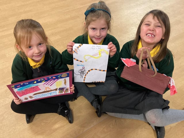 Chidham Parochial Primary School pupils were set a challenge to create a picture to illustrate the title of a book