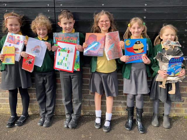 Chidham Parochial Primary School pupils were set a challenge to create a picture to illustrate the title of a book