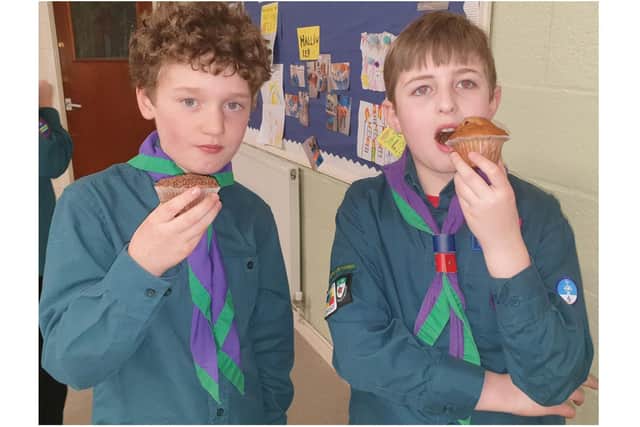 The 1st Middleton Cheney Scout group held a cake sale and raised £730 funds to help the people in Ukraine.