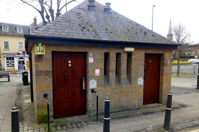 People living with disabilities can make use of a new specialist toilet facility when visiting the public convenience at Horsefair in Banbury. (Banbury Guardian file photo)