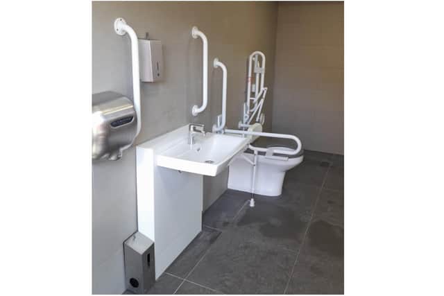 The newly refurbed toilets at Horsefair in the town centre of Banbury (photo from Cherwell District Council)