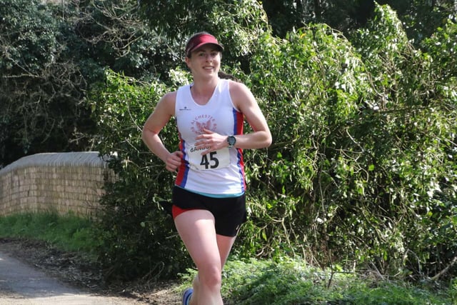 Claire True of Alchester Running Club won the women’s race