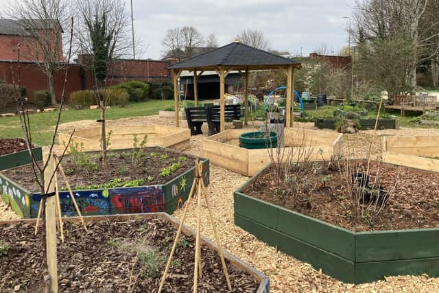 The Bridge Street Community Garden will launch its 'Wellbeing Space' at an event this weekend near the Banbury town centre. (photo from Tila Rodriguez-Past)