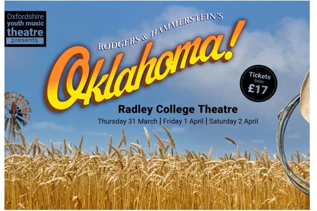 Teens from Oxfordshire Youth Music Theatre will perform the classic production of Oklahoma from March 31 to April 2 (Image from Oxfordshire County Council)