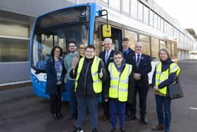 Frank Wise School pupils enjoyed seeing how the buses work on a visit to Stagecoach