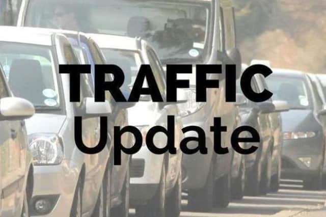 Traffic is queueing in the Banbury area due to a crash on the M40.