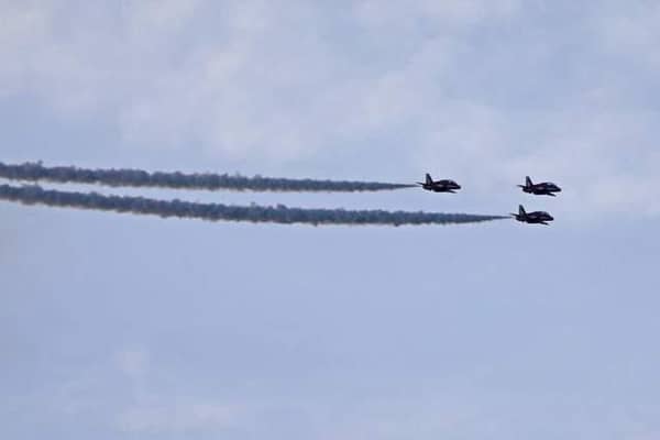 The Red Arrows are set to fly over Banbury today (Friday).