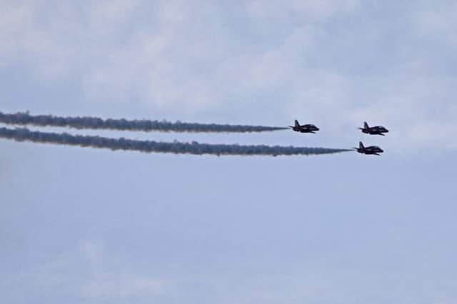 The famous Red Arrows will be flying over Banbury today (July 1).