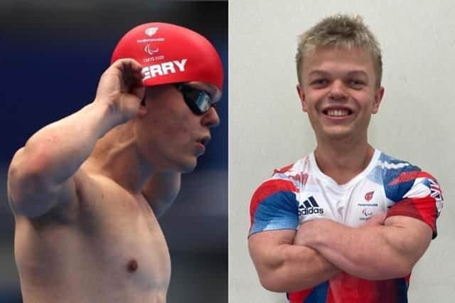 Banbury swimmer William Perry demonstrated champion spirit in an exciting final in the men's 50m freestyle para swimming race last night (Monday).