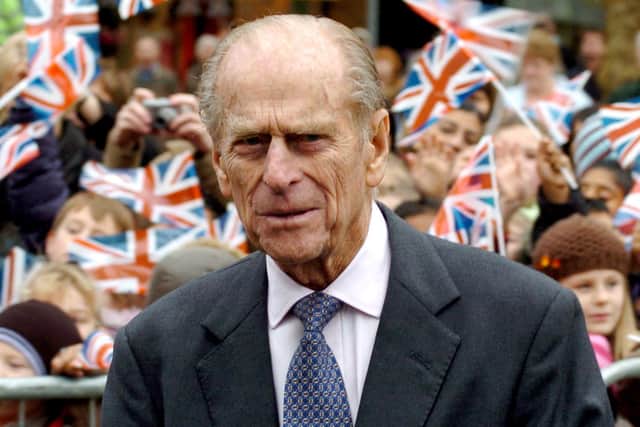 Prince Philip, the Duke of Edinburgh, during his visit to Banbury in 2008 (Image from Banbury Guardian archives)