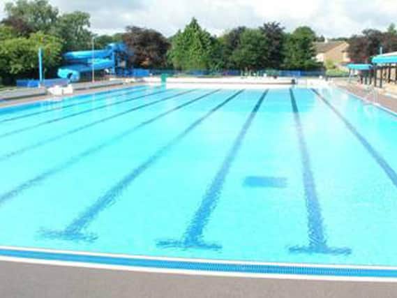 Woodgreen outdoor pool which has reopened as part of the lockdown easing