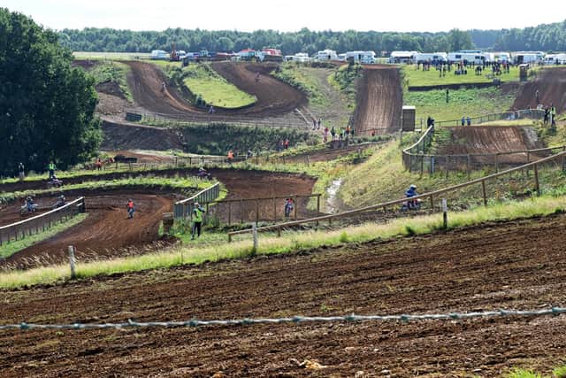 A trackside view of the Wroxton Motocross which has applied for planning permission and expansion of its permitted racing days