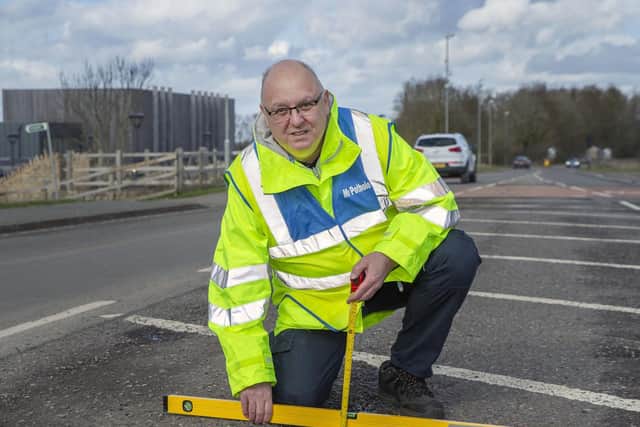 Mark Morrell, known as Mr Pothole, has been campaigning for better roads for years, especially in Northamptonshire