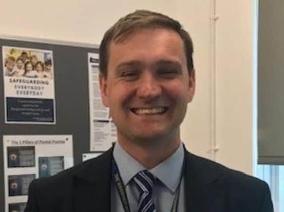 Assistant Headteacher Alex Greenhalgh at The Warriner School in Bloxham (Image from Oxford Health website)