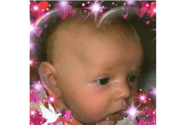 Mia, passed away after taking ill with meningitis septicaemia when she was just six months old in 2006 (Image from the family)