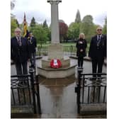 Members of the Banbury Branch of the Royal British Legion met at the War Memorial in Peoples Park, Banbury to commemorate 100 years of the Royal British Legion.
