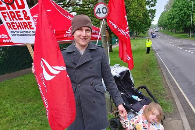 Demonstrators supporting the Banbury 300 included the young and old