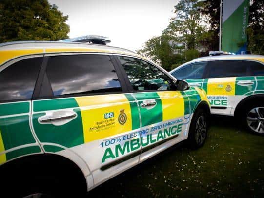 South Central Ambulance Service is set to launch its first fully electric emergency response vehicles (Images from SCAS)