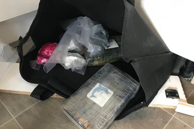 Drugs seized by police as part of the operation targeting organised crime and drug supply across the area, including Banbury (Image from TVP website)