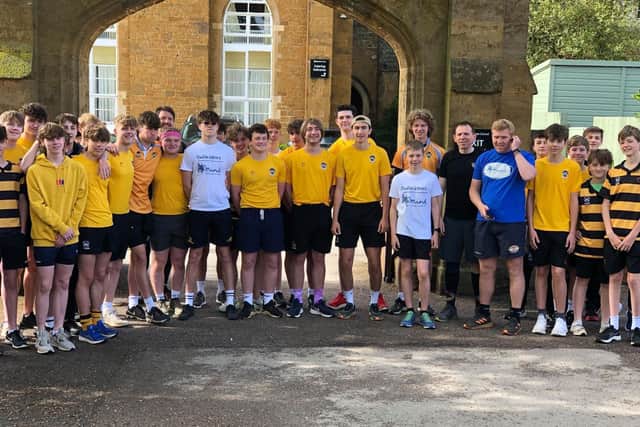 Students from Wilson House at Bloxham School completed a half marathon fundraising challenge for the charity Oxfordshire Mind (Image from Bloxham School)