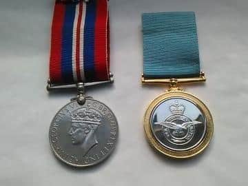 Second World War medals awarded to LACW Robins 2130156