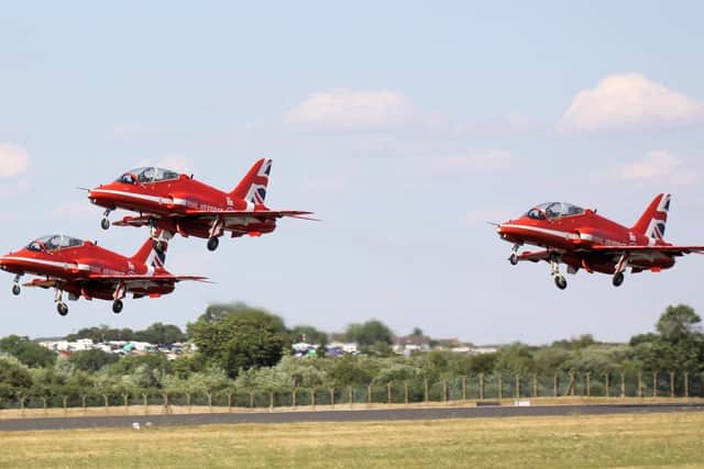The Royal Air Force Aerobatic Team, The Red Arrows (Image from Military Airshows website)