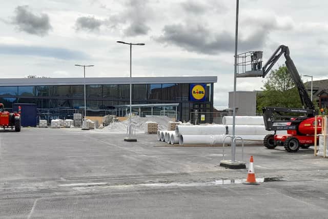 A Lidl supermarket is expected to open at the Castle Quay Waterfront development this summer