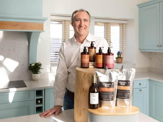 Stewart Roussel has launched ChooseWell a new Banbury-based social enterprise giving purpose to ordinary soap purchases