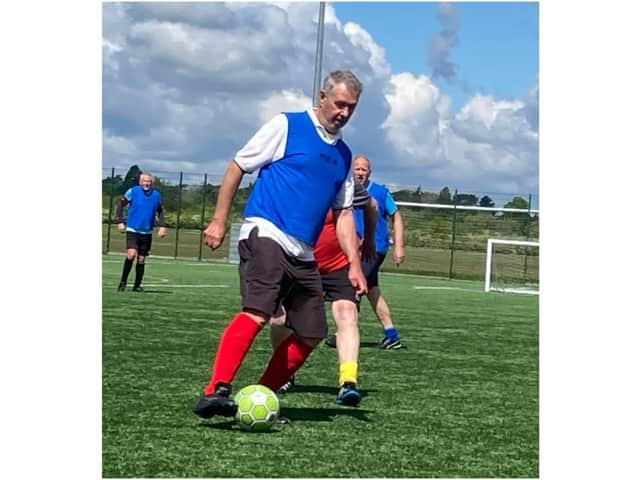 Walking Football’s coming home to Banbury (Image of the Bicester Fossils Walking Football Club players and photo from Cherwell District Council)