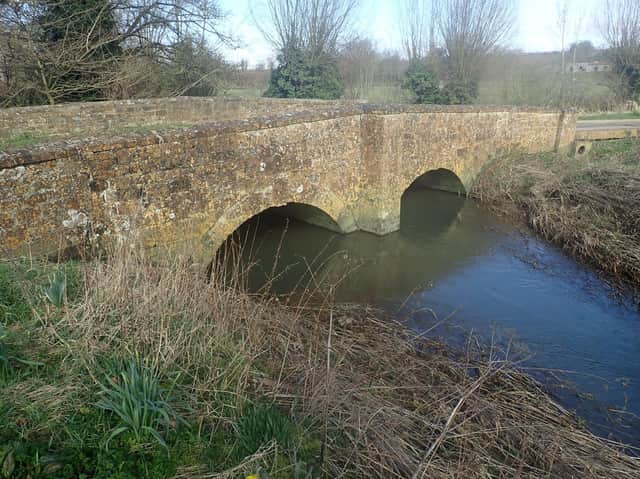 Barford Bridge, between Barford St John and Barford St Michael, has now reopened to vehicles subject to a 3 tonne weight limit and a 2 metre width limit. (Image from Oxfordshire County Council)