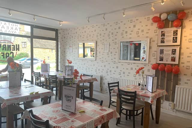 Sarah Heath has relaunched her cafe in Middleton Cheney and renamed it - Henry's Cafe - in memory of her grandfather, Henry Arthur McGill, a World War Two veteran.