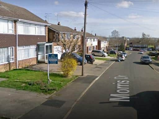 Morris Drive, Banbury, one of the streets with pavements in serious disrepair, according to residents. Picture by Google