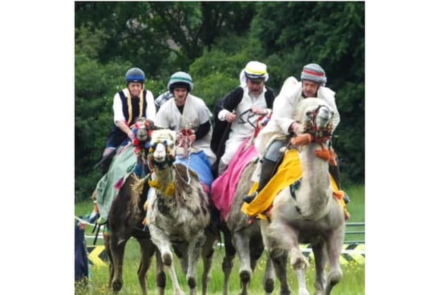 Joseph’s Amazing Camels’ Countryside Show and Camel Racing Extravaganza returns to Shipston farm on Sunday July 18 (submitted photo from the farm)