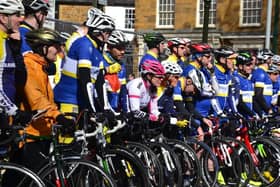 Club members gather in 2016 for Banbury Star’s 125th anniversary ride. Their 130th year celebration will take place on Sunday, August 8