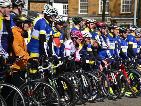 Club members gather in 2016 for Banbury Star’s 125th anniversary ride. Their 130th year celebration will take place on Sunday, August 8