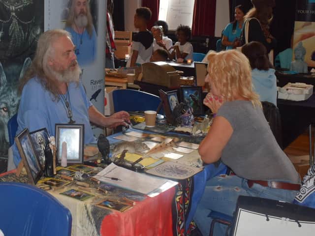 A visitor hears about the Odin Shamanic Society at a previous Mind Body Spirit show