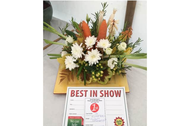 Modern art 1st in show at a previous South Newington Flower and Produce Show (Submitted photo from show organisers)