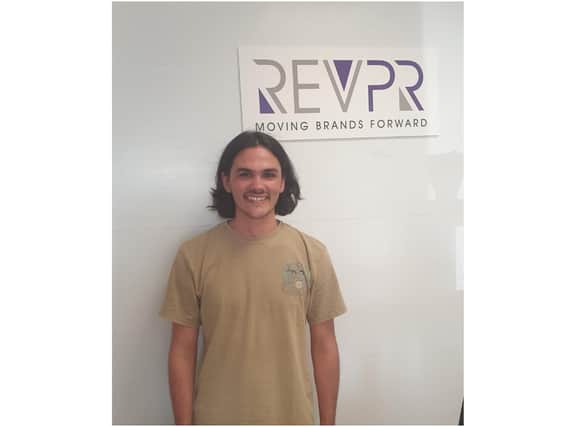 Banbury area PR company - Rev PR - has hired a staff member in Harry Myers