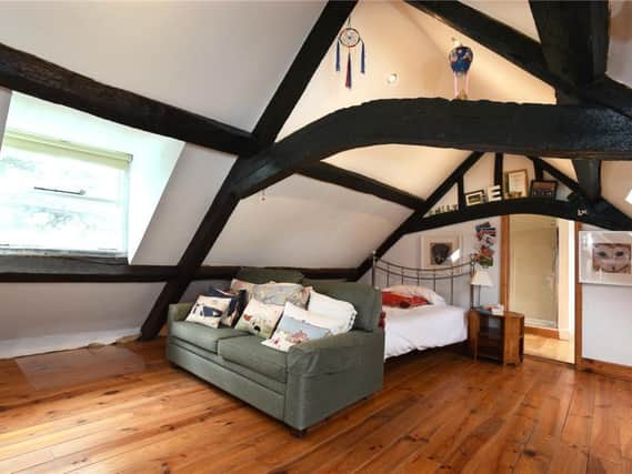 This stunning grade II listed home with many period features including exposed beams has come up for sale on the Bull Ring in the centre of Deddington near Banbury (Image from Rightmove)