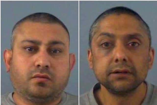 Asim Akram and Ibrar Hussain have been jailed after they were convicted of drugs supply offences in Banbury. (Images from the Thames Valley Police website)