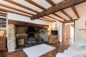 A charming character filled home called Blenheim Cottage with a quirky wooden cabin has come on the market in the village of Hornton near Banbury.