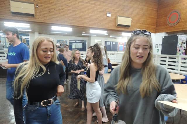Students from Wykham Park Academy receive their A-level results today Tuesday August 10 (Image from Wykham Park Academy)